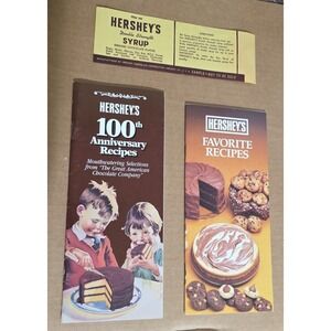 Hershey Syrup Sample Label + Favorite Recipes  + 100th Anniversary Recipes